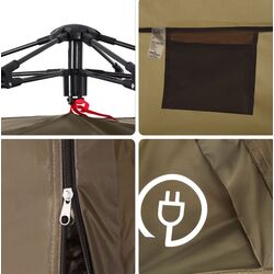 Cort VidaXL 4005326 (Olive Green) Thumb