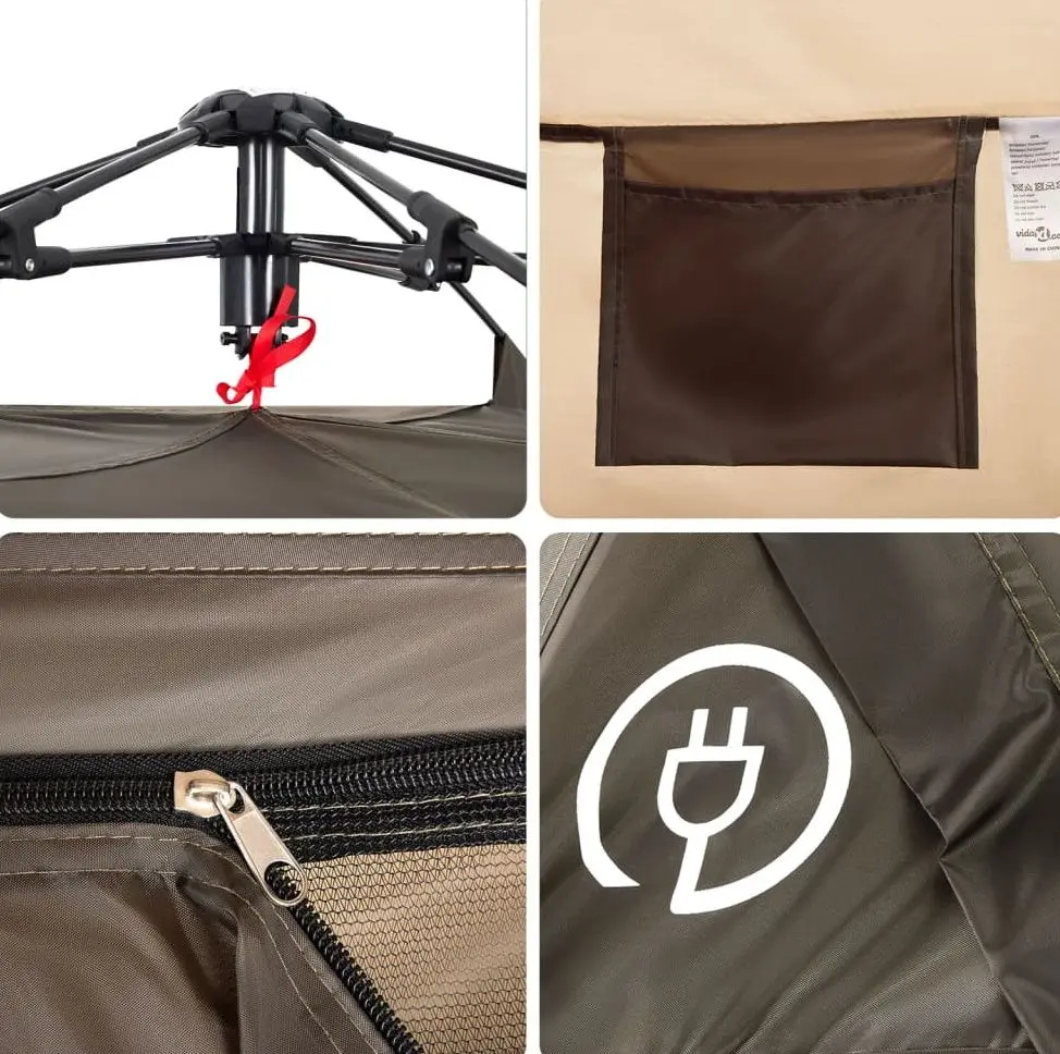 Палатка VidaXL 4005327 (Brown)