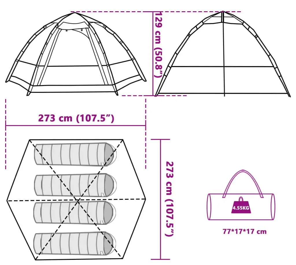 Cort VidaXL 4005335 (Green)