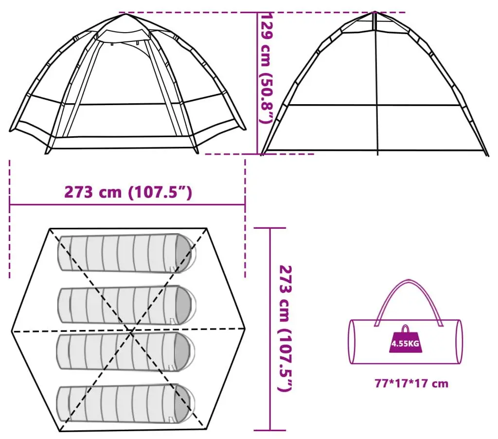 Cort VidaXL 4005336 (Blue)