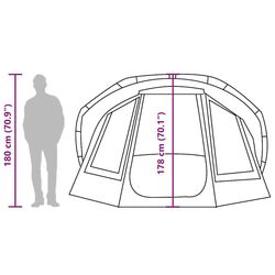 Палатка VidaXL 4009392 (Green Olive) Thumb