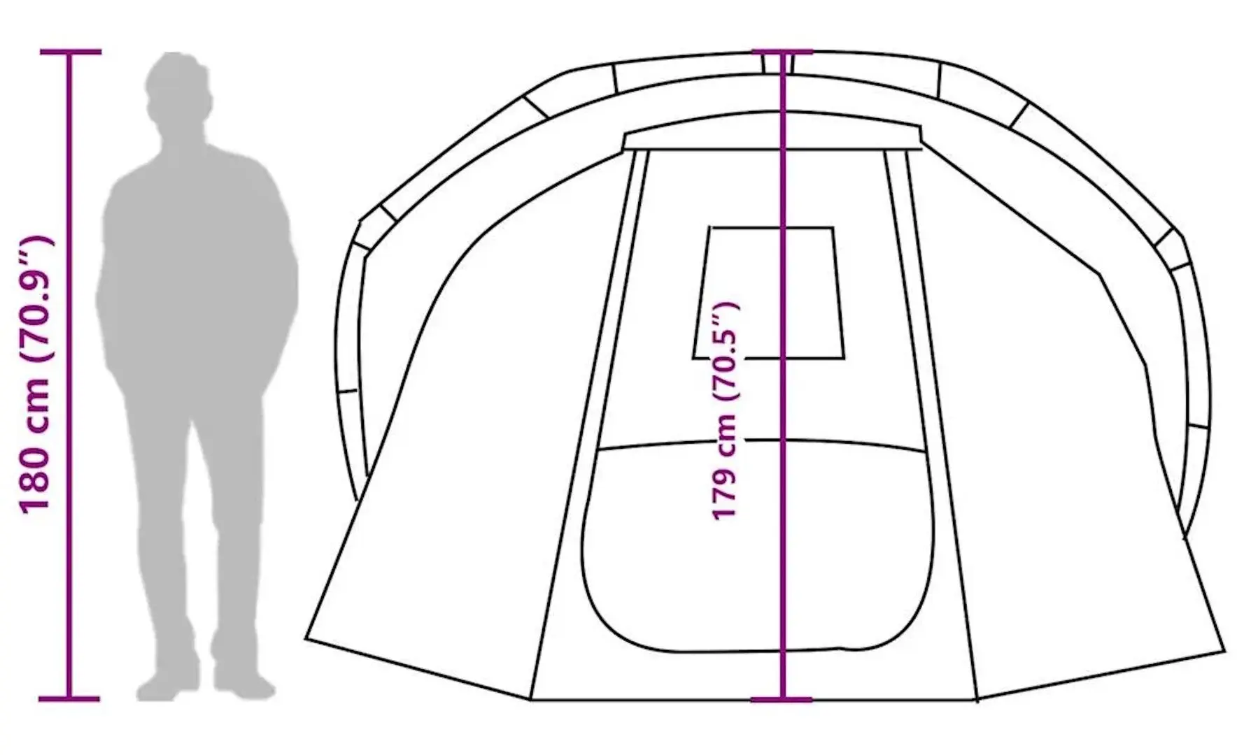 Палатка VidaXL 4009395 (Green Olive)