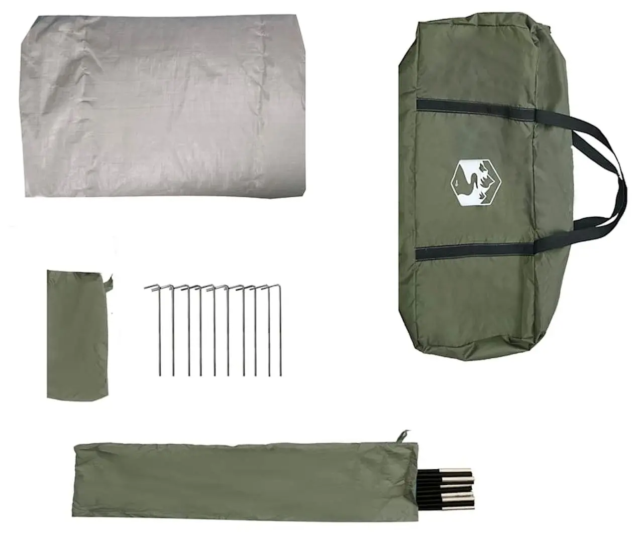 Палатка VidaXL 4009395 (Green Olive)