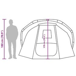 Палатка VidaXL 4009396 (Brown) Thumb