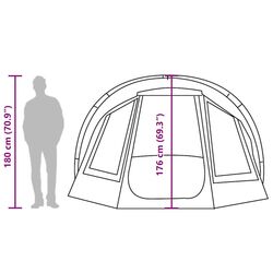 Палатка VidaXL 4009398 (Green Olive) Thumb