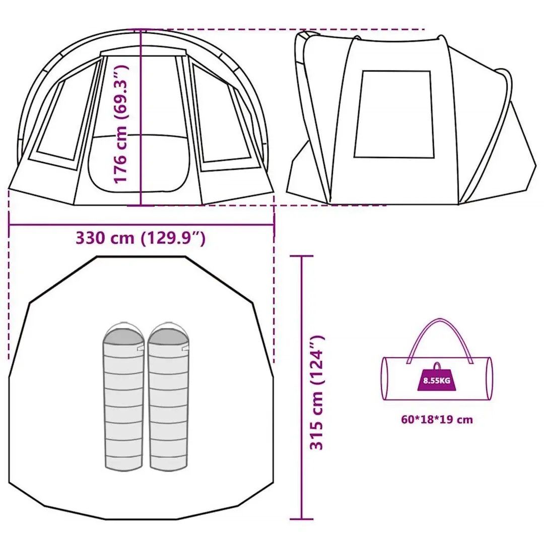 Cort VidaXL 4009400 (Camouflage)