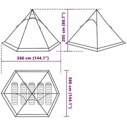 Cort VidaXL 4009409 (Grey/Orange) Thumb