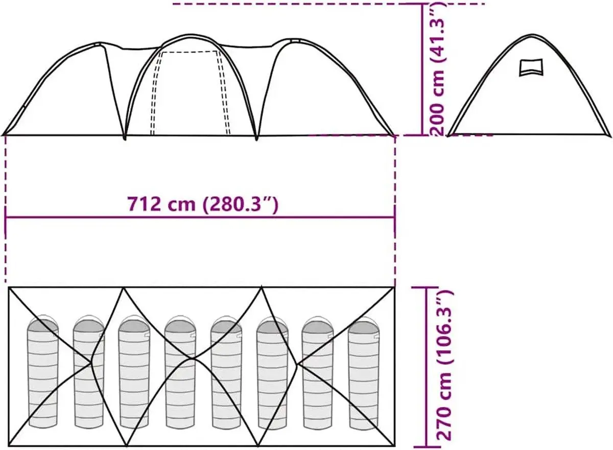 Cort VidaXL 4009428 (Green)