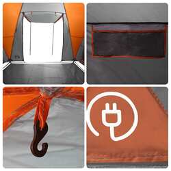 Cort VidaXL 4009430 (Grey/Orange) Thumb