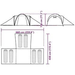 Cort VidaXL 4009432 (Blue/Grey) Thumb