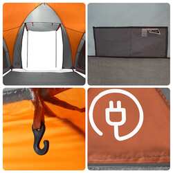 Cort VidaXL 4009433 (Grey/Orange) Thumb