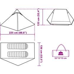Палатка VidaXL 4009435 (Blue) Thumb