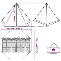 Cort VidaXL 4009438 (Green) Thumb
