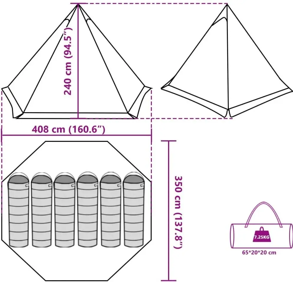 Палатка VidaXL 4009439 (Blue)