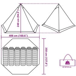 Cort VidaXL 4009444 (Camouflage) Thumb