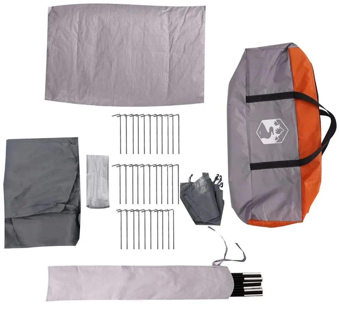 Палатка VidaXL 4009454 (Orange/Grey)