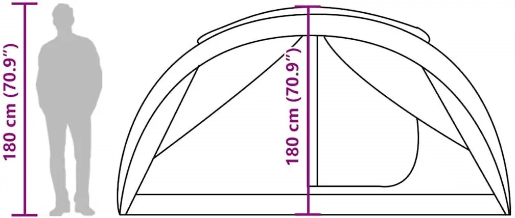 Палатка VidaXL 4009459 (Blue)