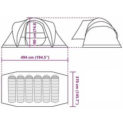 Cort VidaXL 4009472 (Camouflage) Thumb