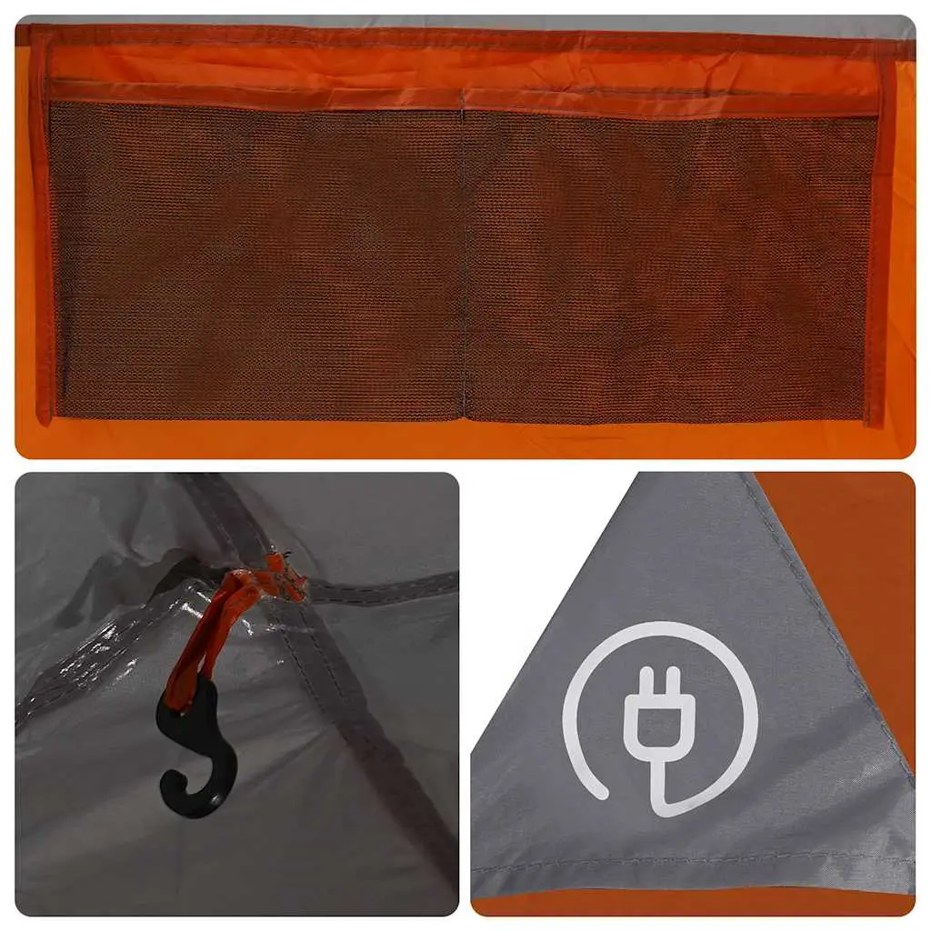 Палатка VidaXL 4009490 (Grey/Orange)