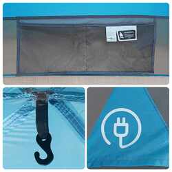 Cort VidaXL 4009495 (Blue/Grey) Thumb