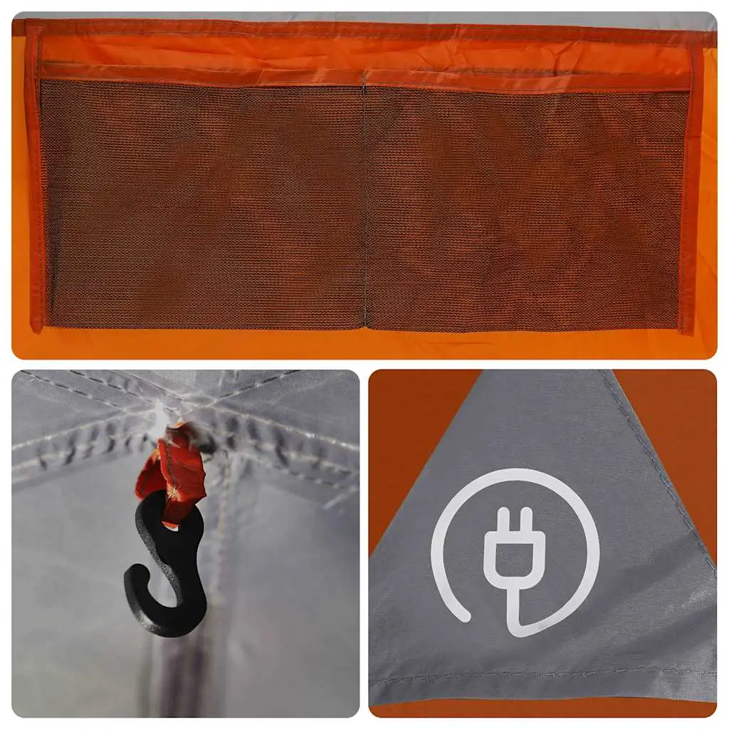 Cort VidaXL 4009496 (Grey/Orange)