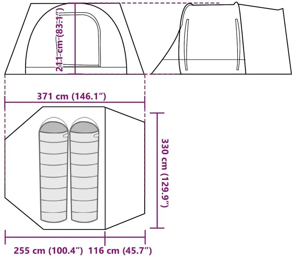 Cort VidaXL 4009507 (Blue)