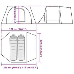 Палатка VidaXL 4009508 (Grey/Orange) Thumb