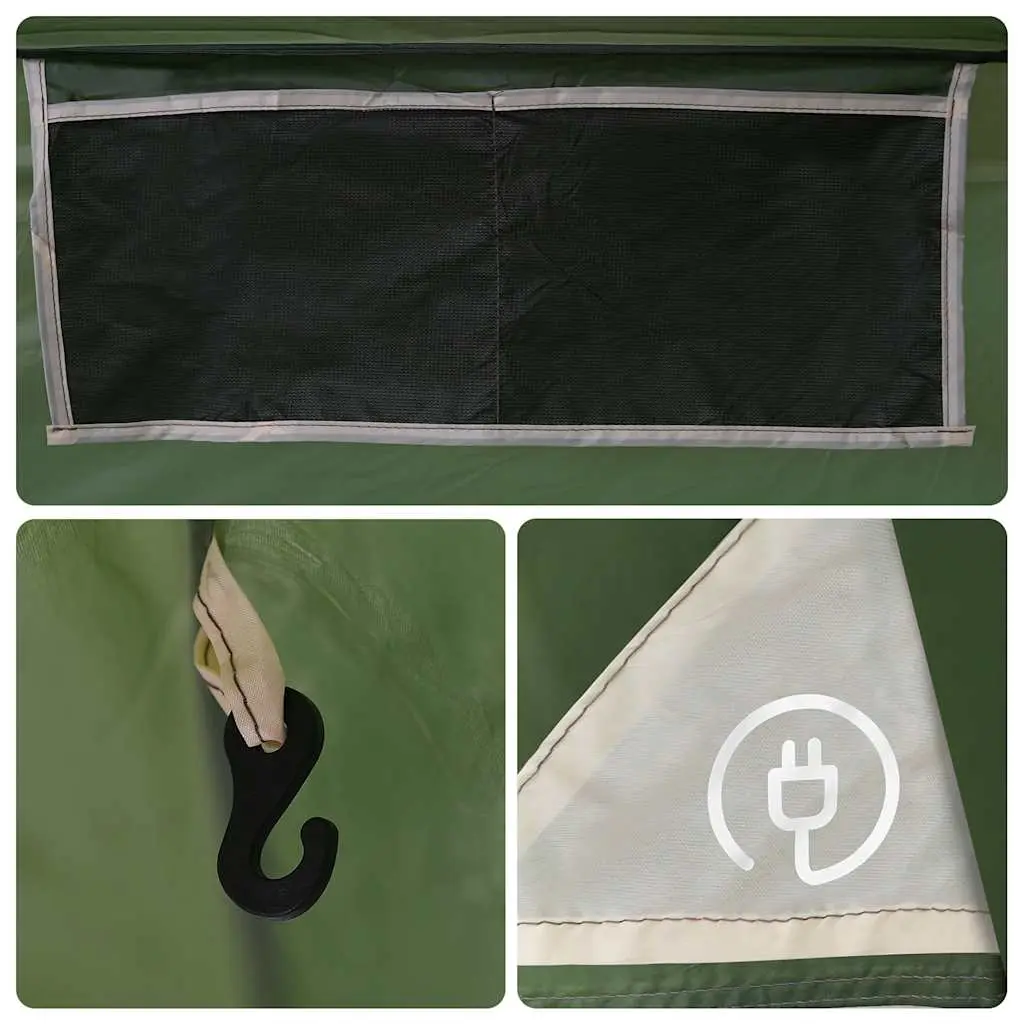 Палатка VidaXL 4009539 (Green/White)