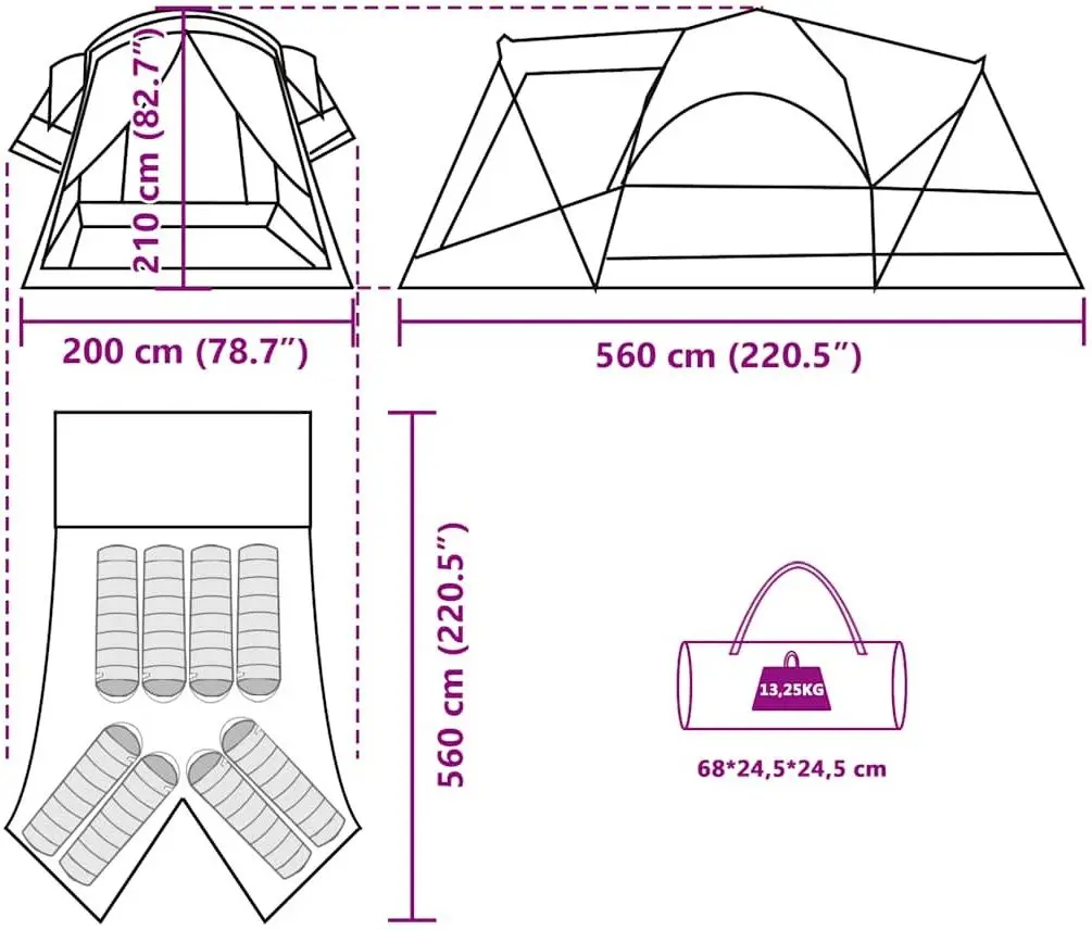 Cort VidaXL 4009552 (Green)