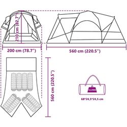 Cort VidaXL 4009553 (Blue) Thumb