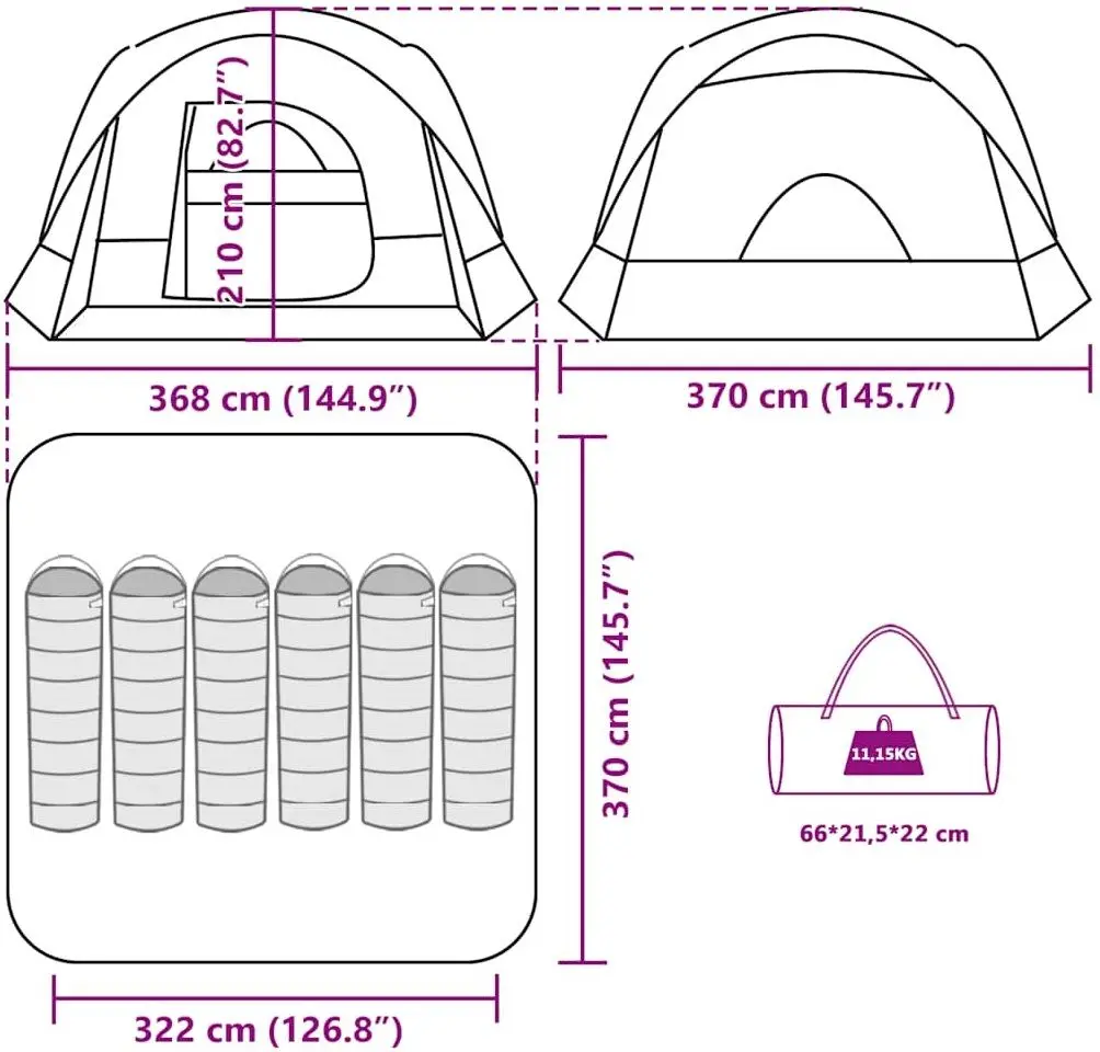 Cort VidaXL 4009555 (Green)