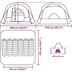 Cort VidaXL 4009556 (Blue) Thumb