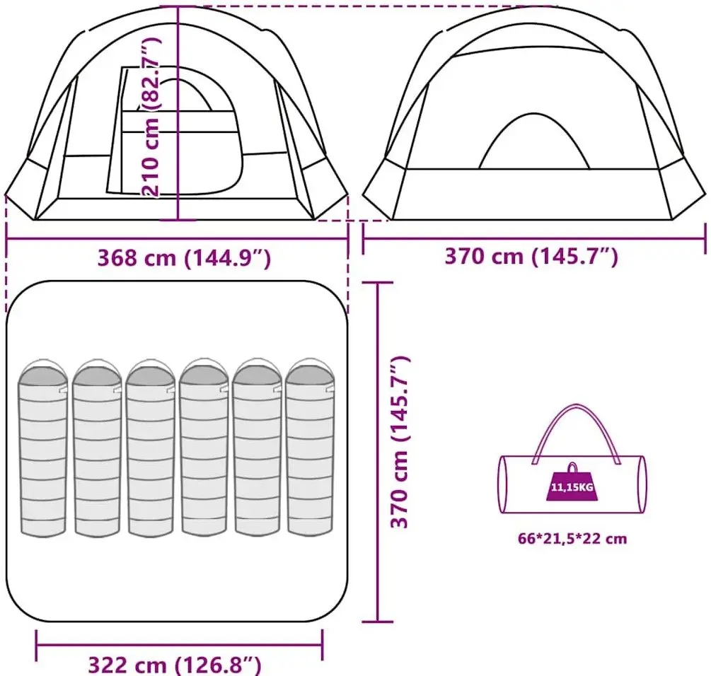 Cort VidaXL 4009556 (Blue)