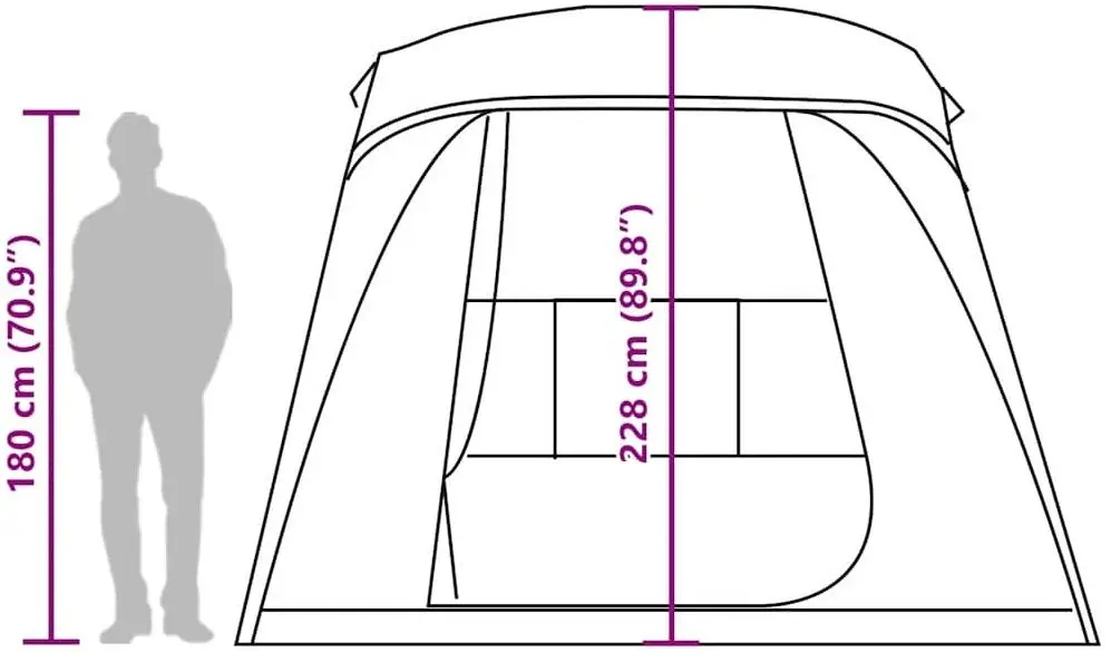 Палатка VidaXL 4009582 (Blue)