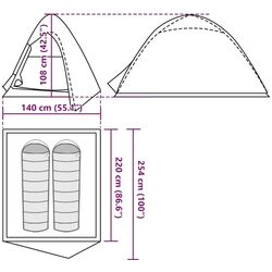 Палатка VidaXL 4009612 (Olive Green) Thumb