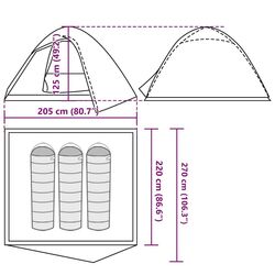 Палатка VidaXL 4009615 (Olive Green) Thumb