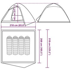Cort VidaXL 4009618 (Olive Green) Thumb