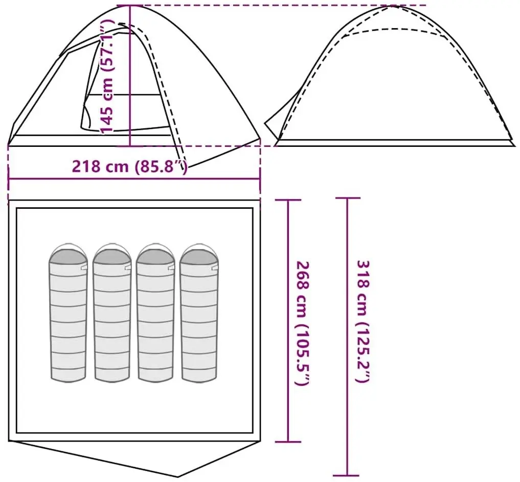 Cort VidaXL 4009618 (Olive Green)
