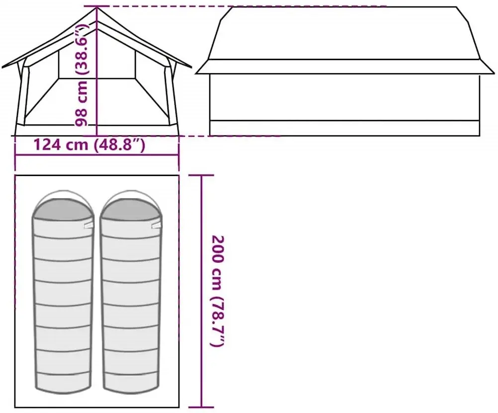 Cort VidaXL 4009623 (Camouflage) - 9