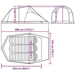 Cort VidaXL 4009628 (Brown) Thumb