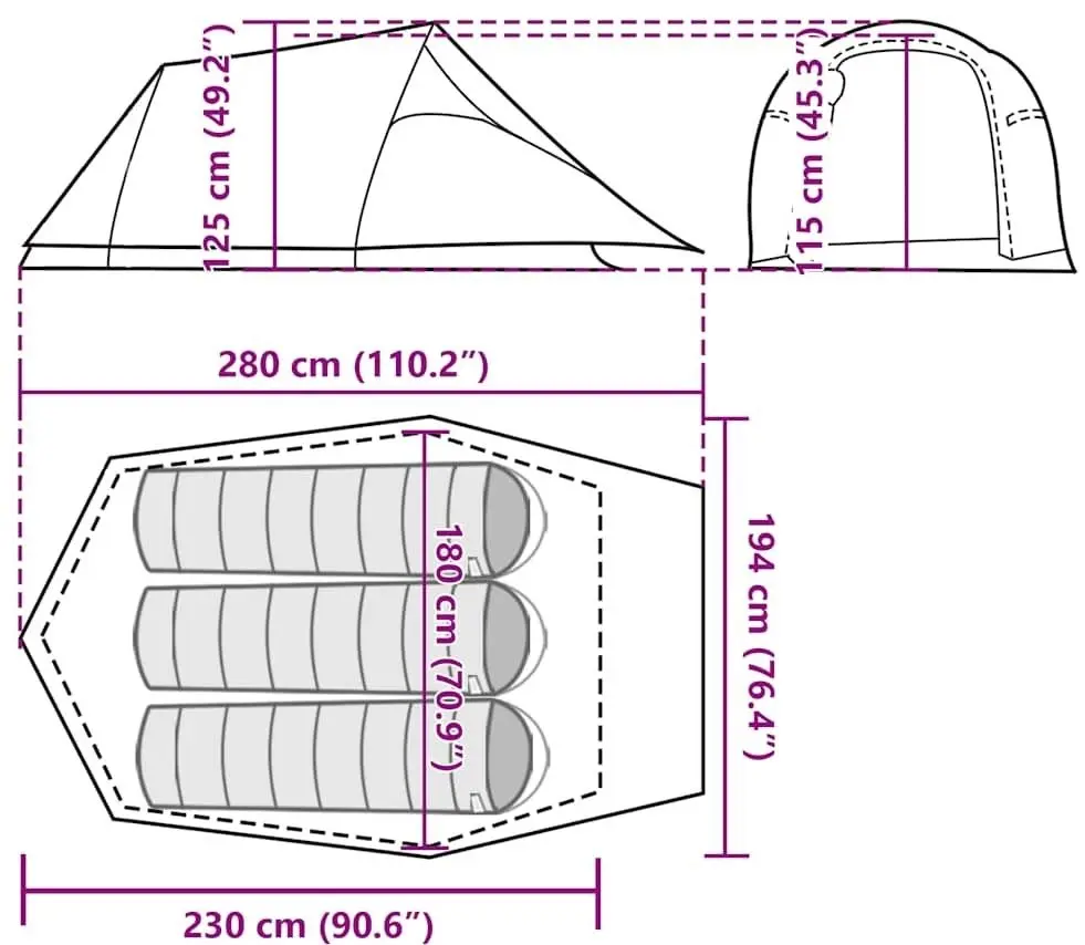 Палатка VidaXL 4009629 (Camouflage)