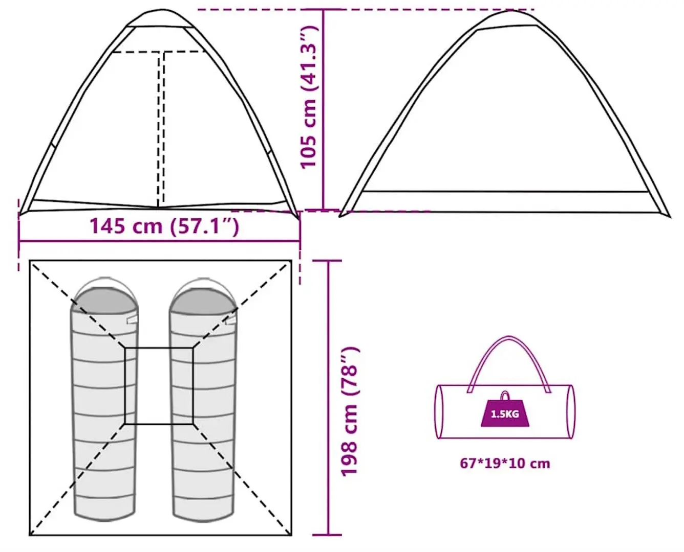 Cort VidaXL 4009633 (Green Olive)