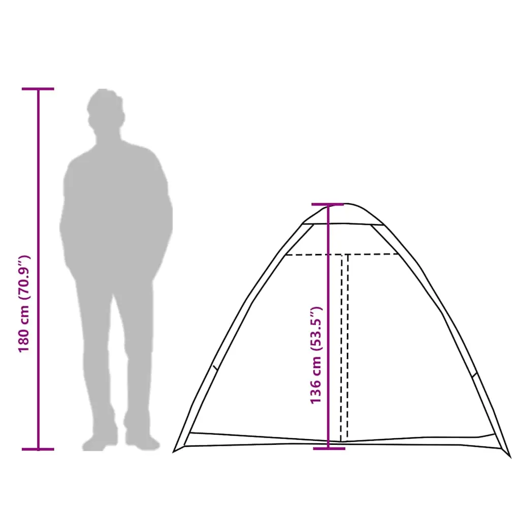 Палатка VidaXL 4009636 (Green Olive)