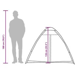 Палатка VidaXL 4009637 (Brown) Thumb