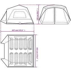 Cort VidaXL 94290 (Blue) Thumb