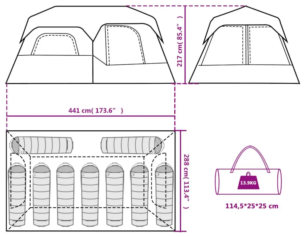 Cort VidaXL 94298 (Green)