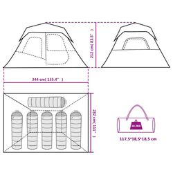 Cort VidaXL 94307 (Green) Thumb