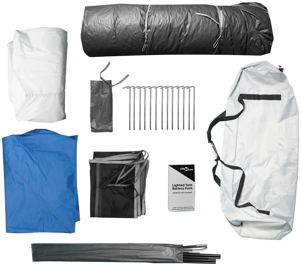 Палатка VidaXL 94308 (Blue/Grey)
