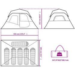 Cort VidaXL 94309 (Grey/Orange) Thumb
