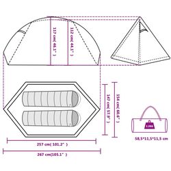 Палатка VidaXL 94320 (Blue) Thumb